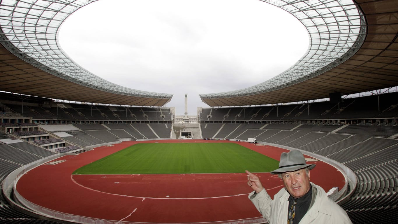 Mit seinem Partner Volkwin Marg war von Gerkan am Umbau des Berliner Olympiastadions beteiligt.