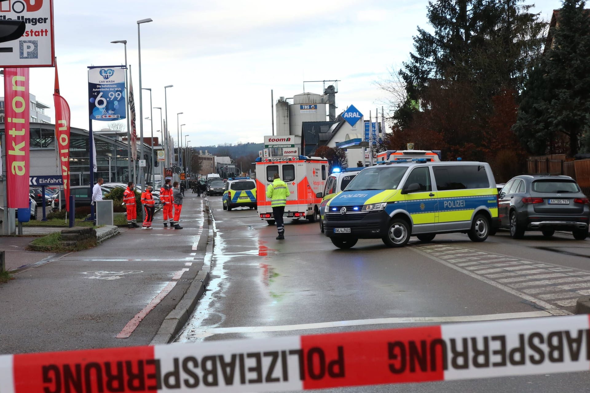 Einsatzkräfte am Tatort: Was war in Schorndorf passiert?
