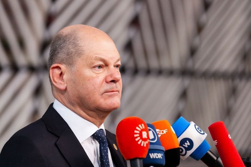 Olaf Scholz: Der Kanzler ist zum EU-Gipfel der Staats- und Regierungschefs in Brüssel.