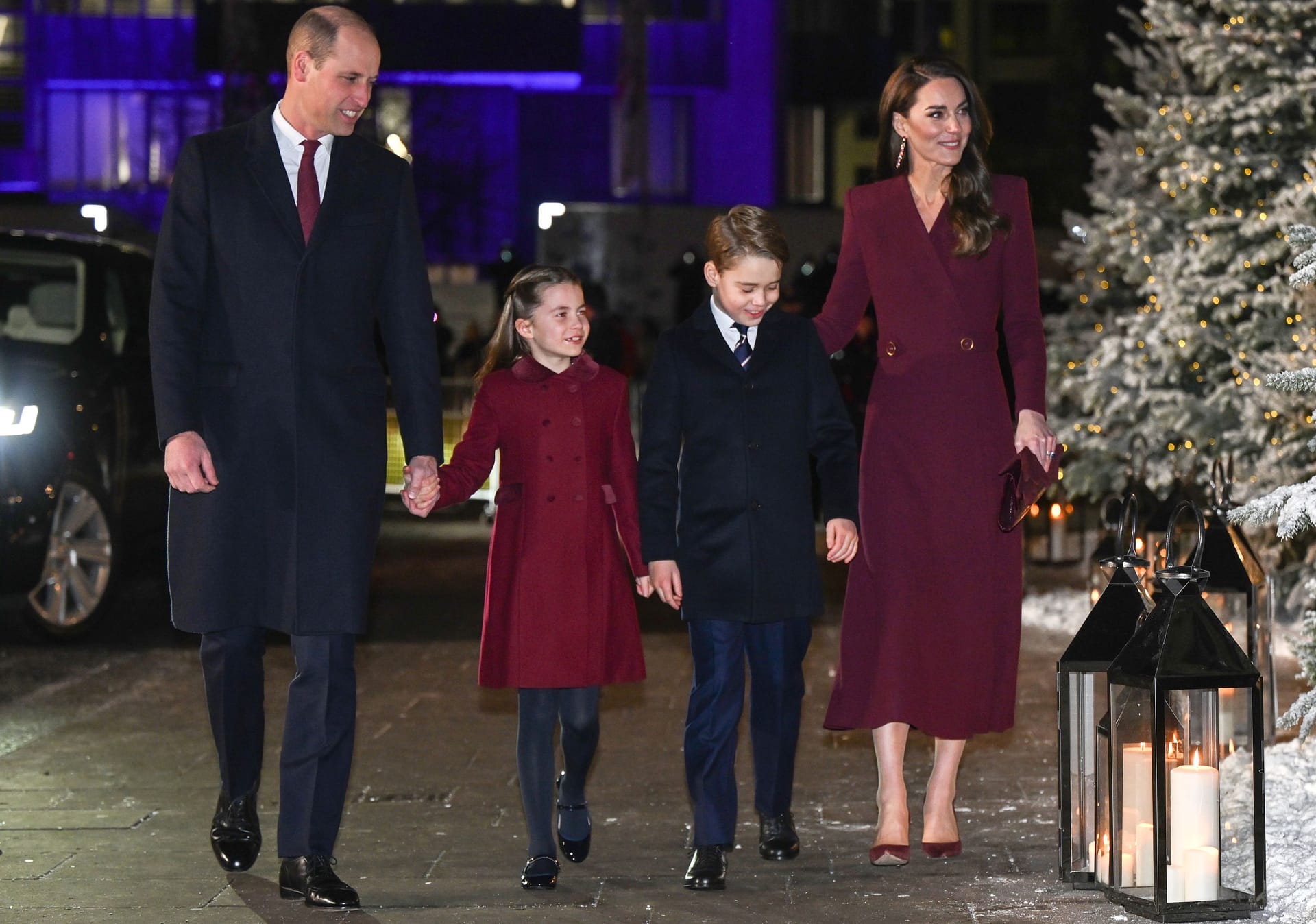Die Cambridges brachten ihre ältesten Kinder mit zum Weihnachtskonzert.