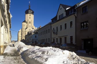 Marienberg im Erzgebirge (Archivbild): Im Ortsteil Kühnhaide fiel die Temperatur am Dienstagmorgen auf unter minus 25 Grad.