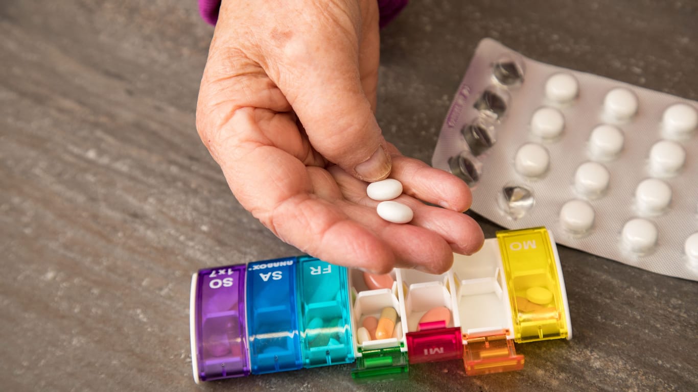 Tablettenbox: Nicht alle Tabletten vertragen Luftfeuchtigkeit gut.