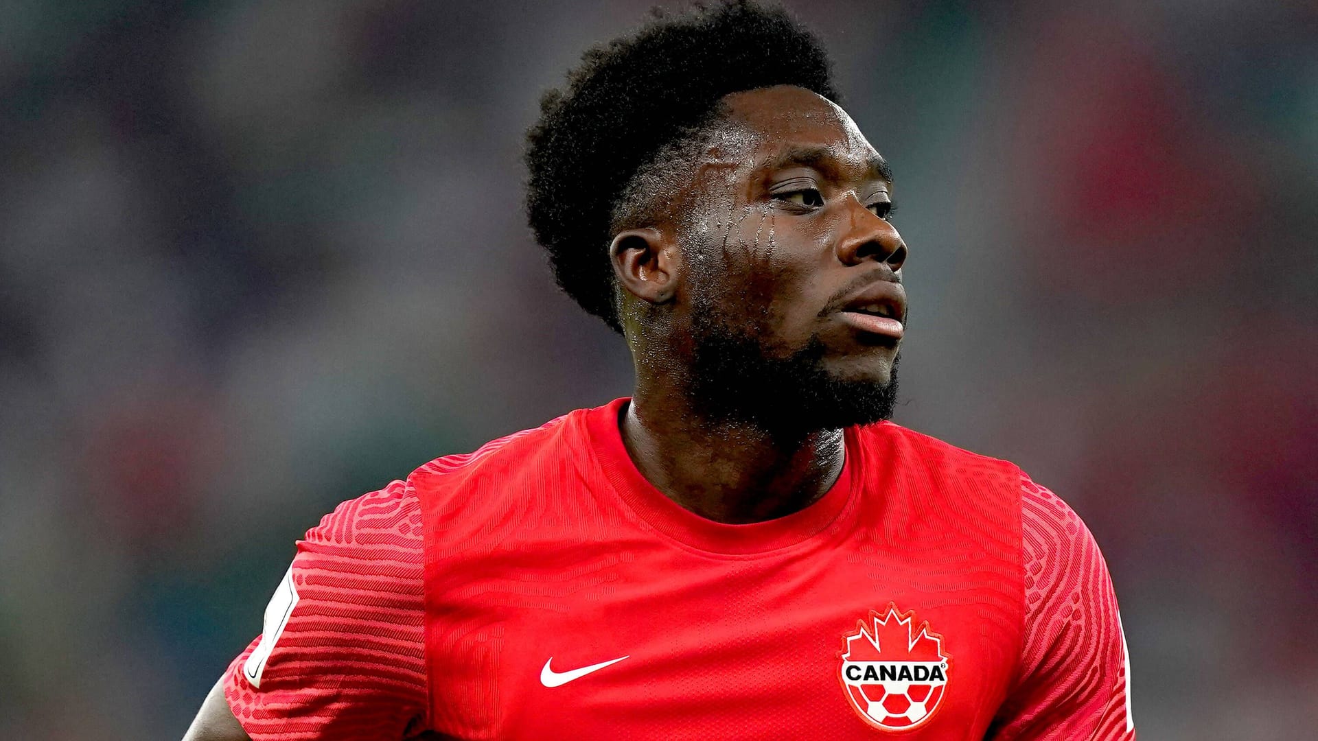 Alphonso Davies: Der Linksverteidiger im Dress der kanadischen Nationalmannschaft.