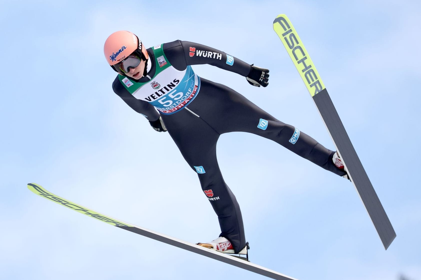 Karl Geiger: Der DSV-Adler will in Garmisch-Partenkirchen wichtige Tournee-Punkte sammeln.