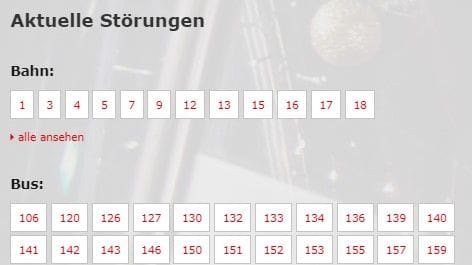 Aktuelle Störungen: Am Mittwoch gibt es auf fast allen KVB-Strecken Probleme.