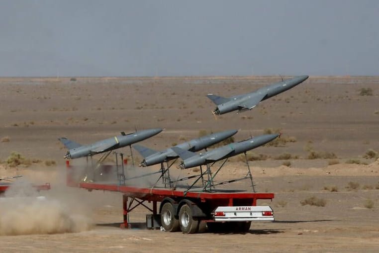 Iranische Militär-Drohnen: Der Iran hat Russland Drohnen geliefert, die nun in der Ukraine eingesetzt werden.
