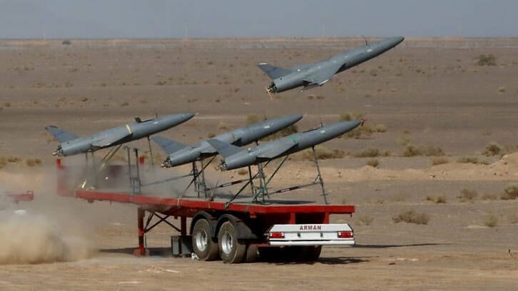 Iranische Militär-Drohnen: Der Iran hat Russland Drohnen geliefert, die nun in der Ukraine eingesetzt werden.