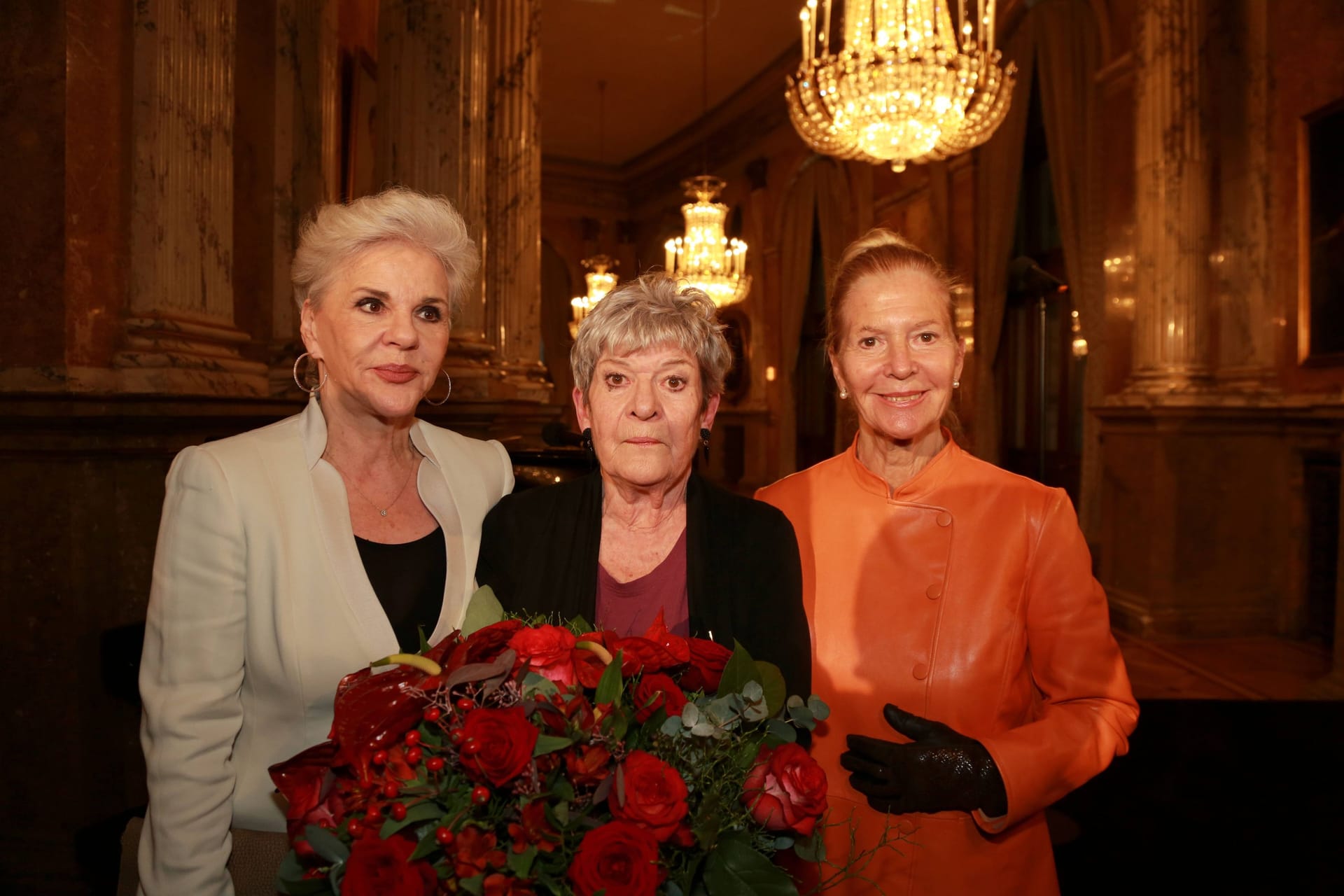 Maresa Hörbiger, Elisabeth Orth und Christiane Hörbiger im Wiener Burgtheater 2014