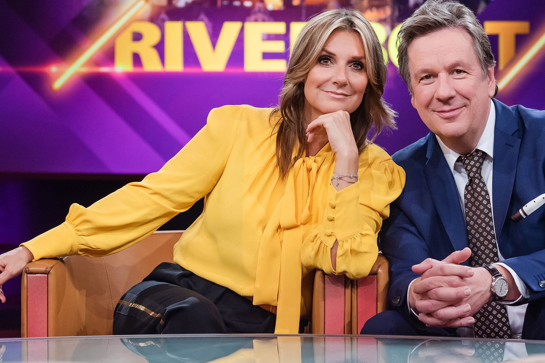 Kim Fisher und Jörg Kachelmann: Er verlässt das "Riverboat".