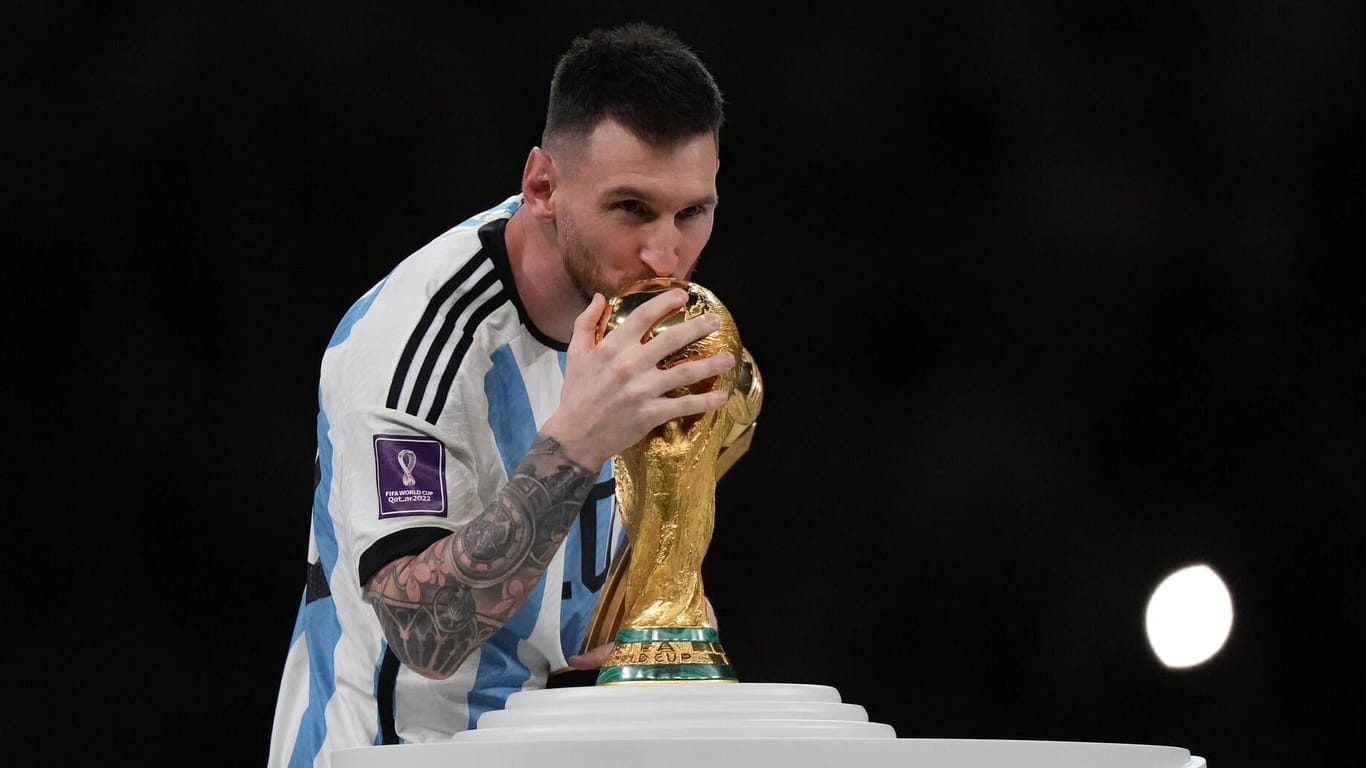 Lionel Messi: Der WM-Sieger hat einen Rekord auf Instagram geknackt.