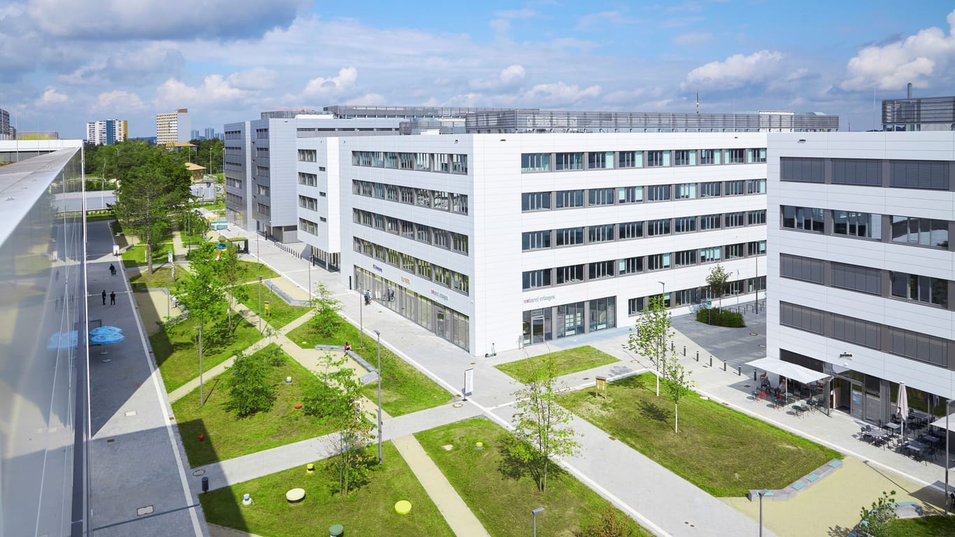 So sieht der neue Campus von Siemens in Erlangen aus.