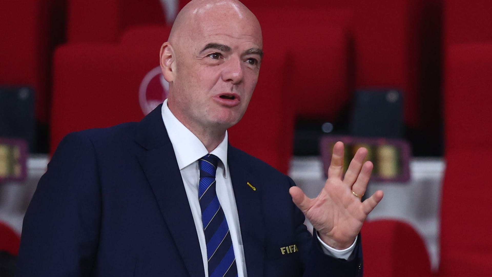 Gianni Infantino: Der Fifa-Präsident hat den bisherigen Verlauf der Katar-WM überschwänglich gelobt.