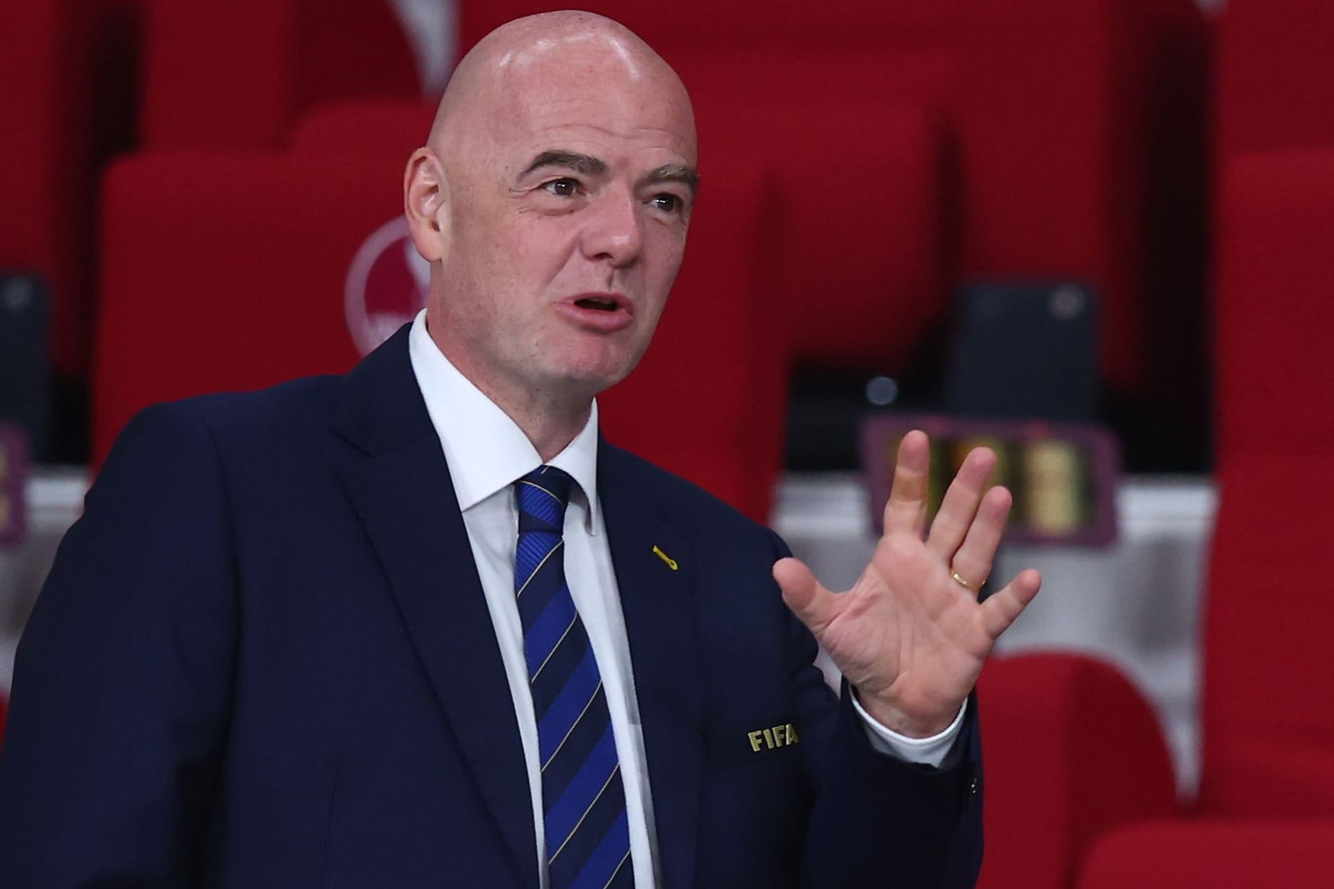 Gianni Infantino: Der Fifa-Präsident hat den bisherigen Verlauf der Katar-WM überschwänglich gelobt.