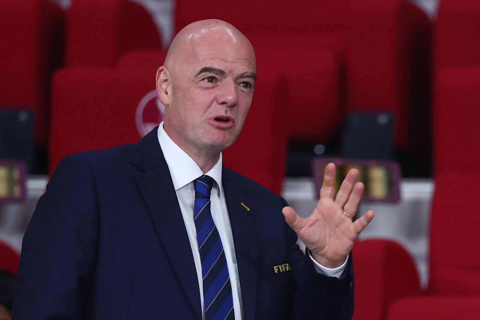 Gianni Infantino: Der Fifa-Präsident hat den bisherigen Verlauf der Katar-WM überschwänglich gelobt.