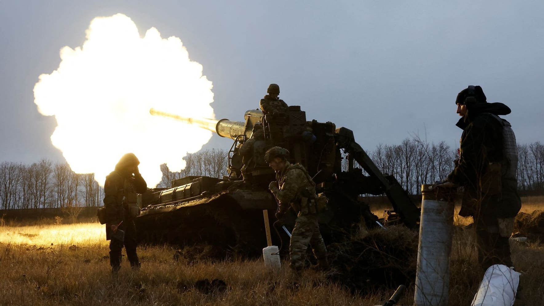 43rd Heavy Artillery Brigade on the battlefield, in Bakhmut