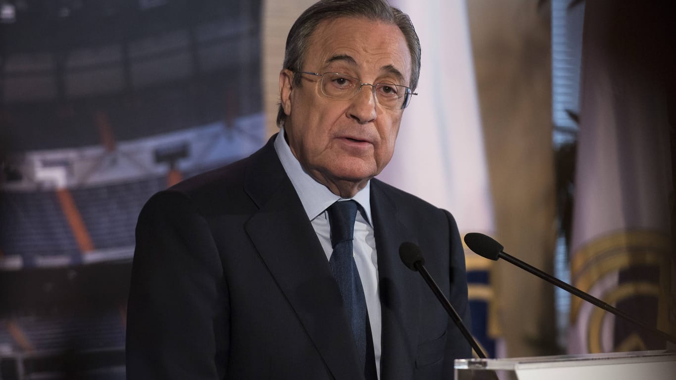 Florentino Pérez: Er ist Präsident von Real Madrid.
