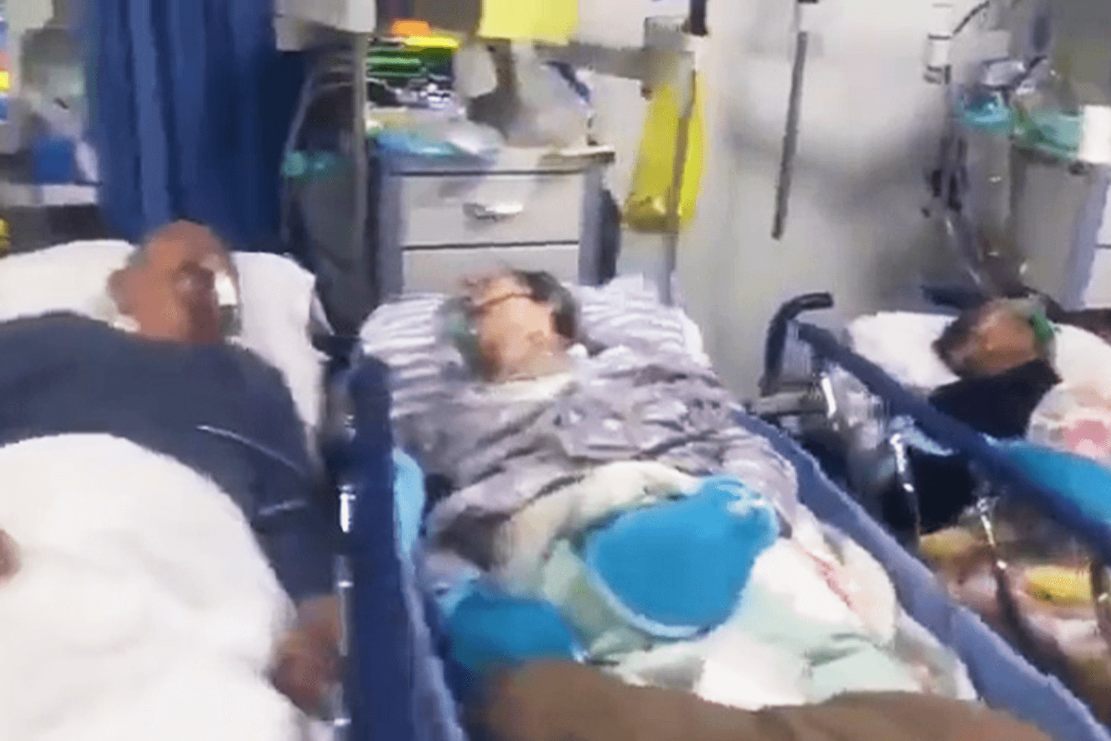 überfülltes Krankenhaus in China