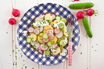 Gemüsesorten, wie Radieschen machen den Salat noch gesünder.