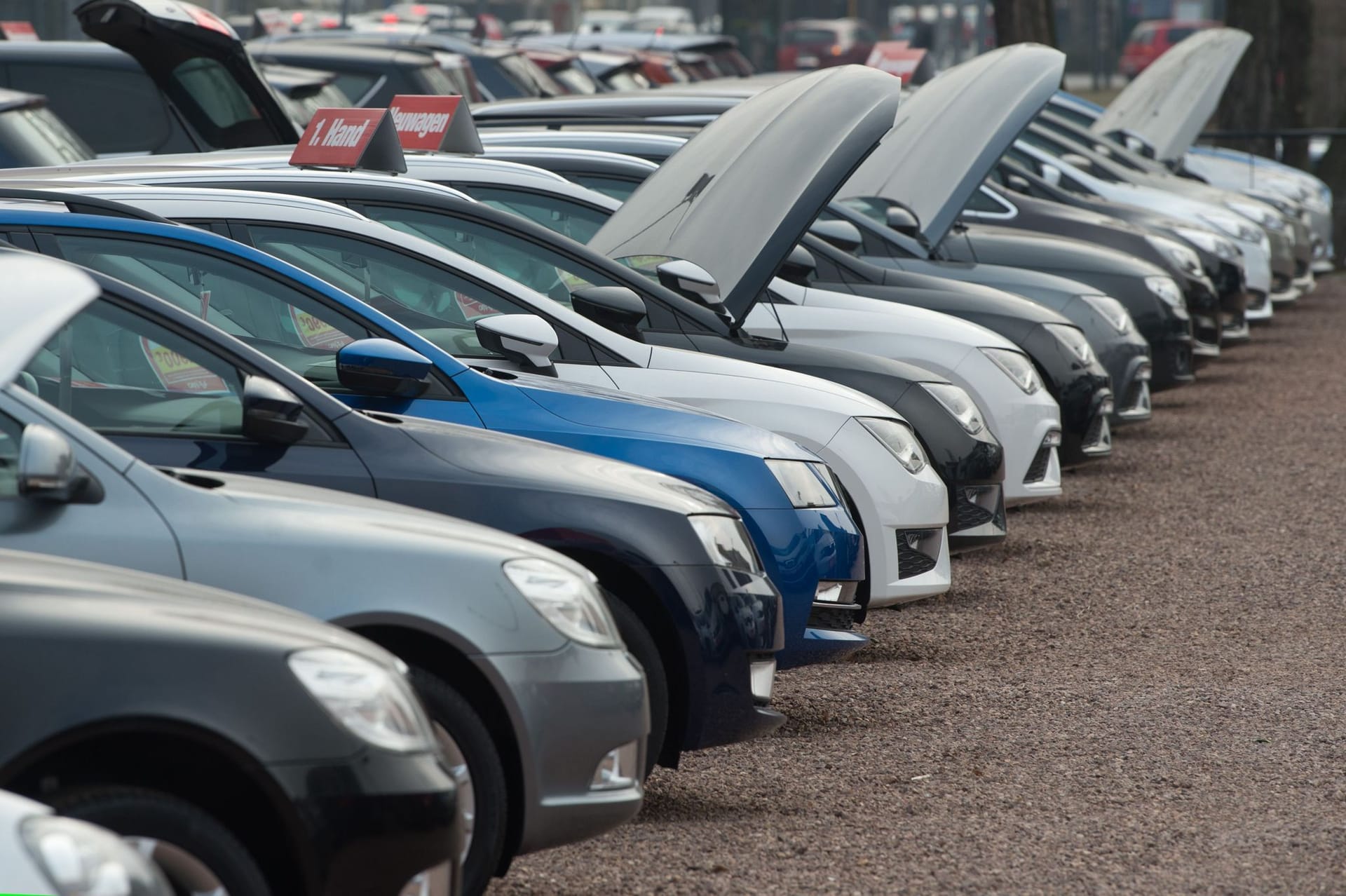 Autofarbe: Bunte Autos sind in Deutschland nicht so beliebt.