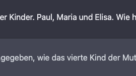 ChatGPT scheitert an Logikrätseln. Das vierte Kind heißt "Wie".