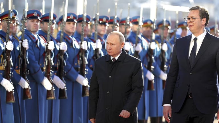 Zuletzt besuchte Putin Serbien im Jahr 2019: In der serbischen Bevölkerung ist der russische Präsident beliebt – trotz seiner Invasion in der Ukraine.