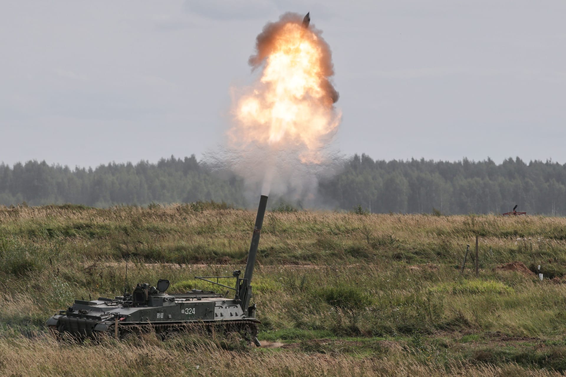 Gefürchtete Waffe der russischen Armee: Der Granatwerfer 2S4 Tulpan soll in der Ukraine zum Einsatz kommen.