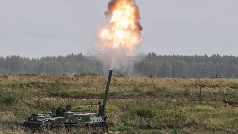 Gefürchtete Waffe der russischen Armee: Der Granatwerfer 2S4 Tulpan soll in der Ukraine zum Einsatz kommen.