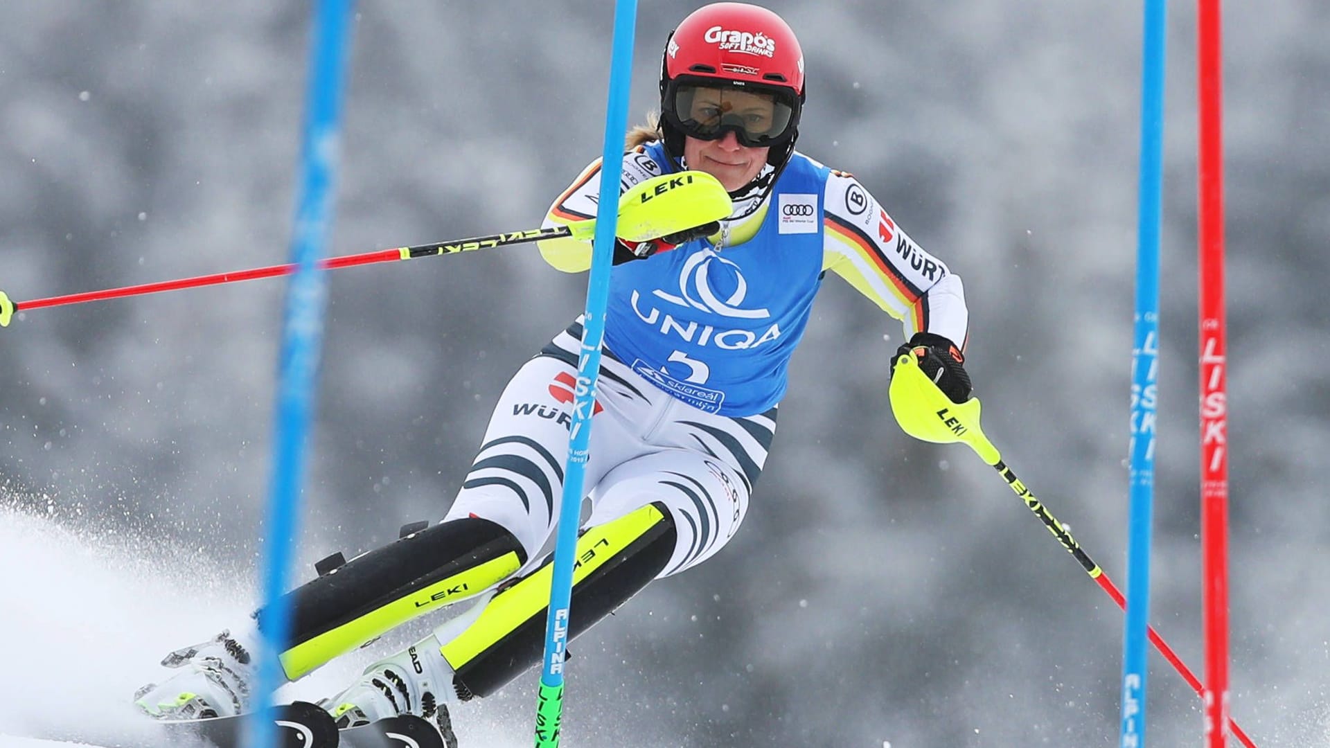 Auf Kurs: Lena Dürr beim Weltcup-Slalom in Spindlermühle.