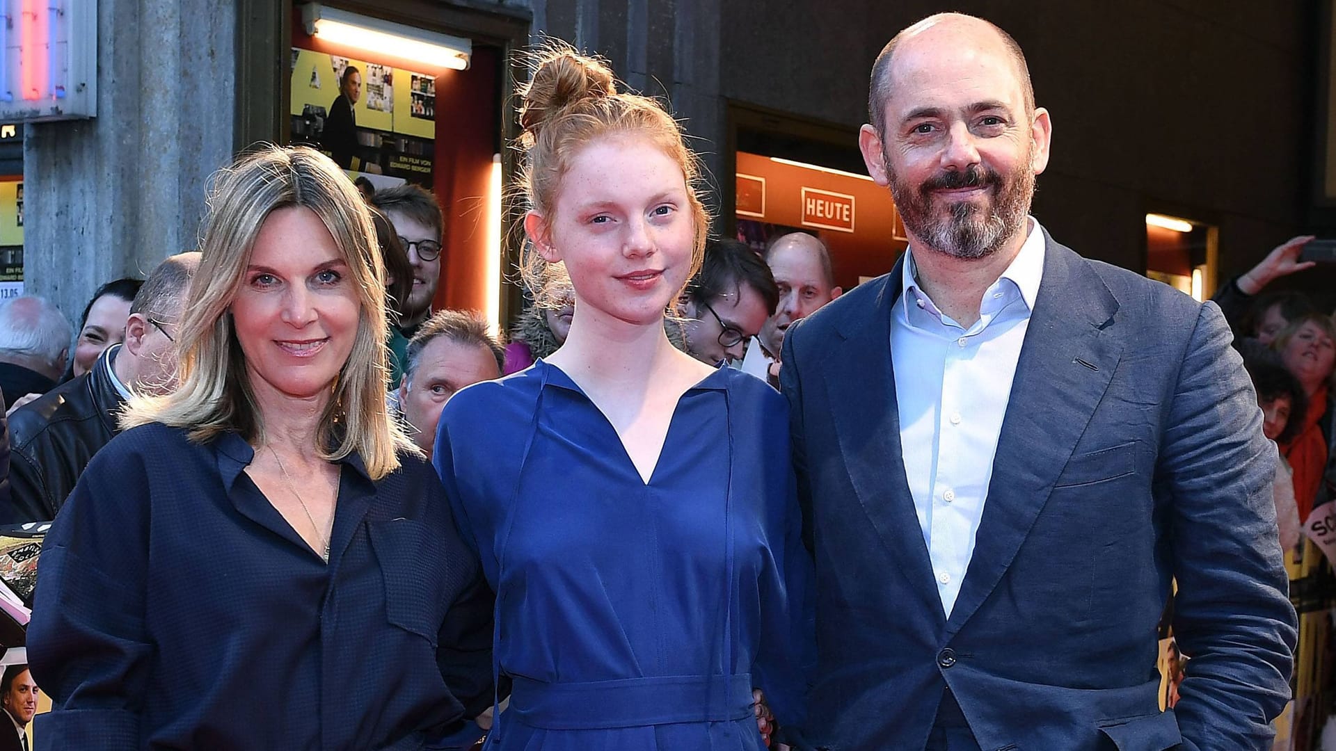 Nele Mueller-Stöfen und Edward Berger mit ihrer Tochter Mathilde.