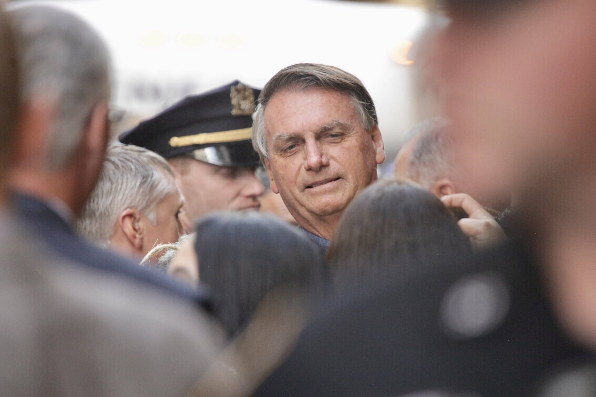 Brasiliens Ex-Präsident Jair Bolsonaro im Herbst 2022 in New York: Nach den vergangenen turbulenten Monaten wolle sich Bolsonaro eine Auszeit in den USA gönnen.