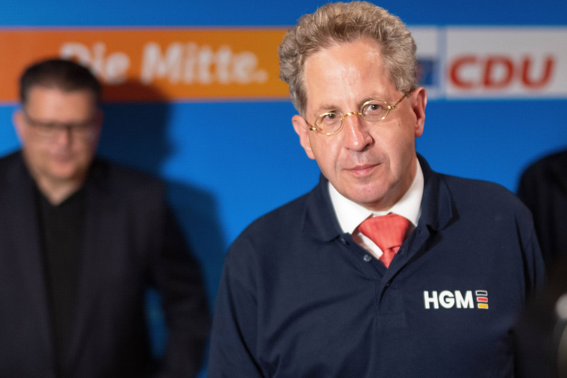 Hans-Georg Maaßen bei einem Auftritt zur Bundestagswahl 2021 (Archivbild): Sein Mandat konnte er nicht halten; nun hat der umstrittene ehemalige Chef des Verfassungsschutzes ein neues Amt.