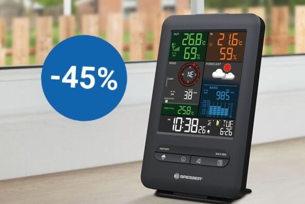 Die vielseitige Wetterstation von Bresser ist bei Aldi zum Rekord-Tiefpreis im Angebot.