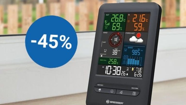Die vielseitige Wetterstation von Bresser ist bei Aldi zum Rekord-Tiefpreis im Angebot.