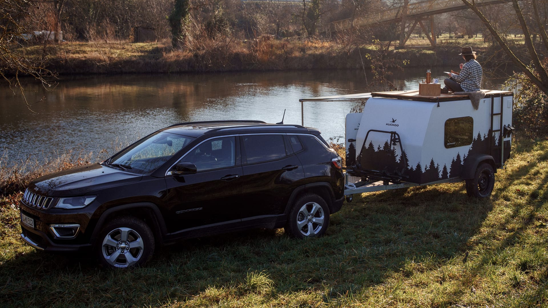 Das Beste aus drei Welten: Das Startup Kuckoo will mit „Bruno“ die Vorteile von Wohnmobil, Zelt und Van in einem 750-Kilo-Anhänger vereinen.