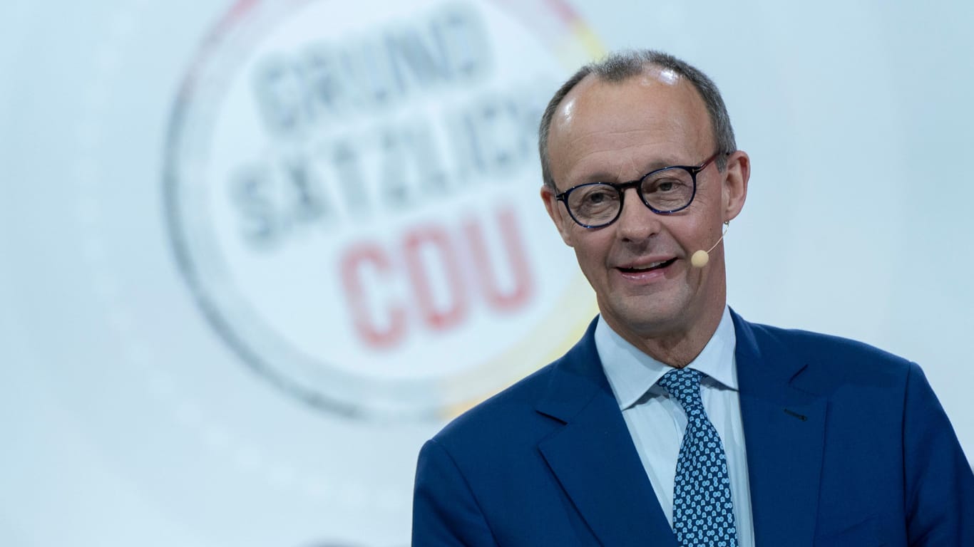 Friedrich Merz (Archivbild): Der Vorsitzende der CDU setzt mit seinem Bundesvorstand beim Thema Klimaschutz auf Innovation.