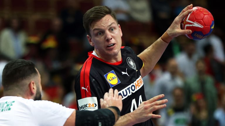 Christoph Steinert in Aktion: Algerien war für die deutsche Handball-Nationalmannschaft kaum ein Gegner.