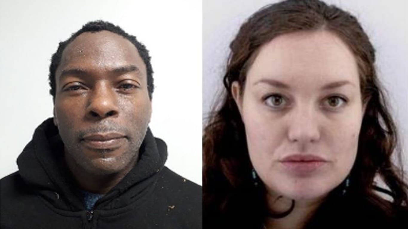 Fahndungsfoto der Polizei: Mark G. und Constance M. gelten als vermisst.