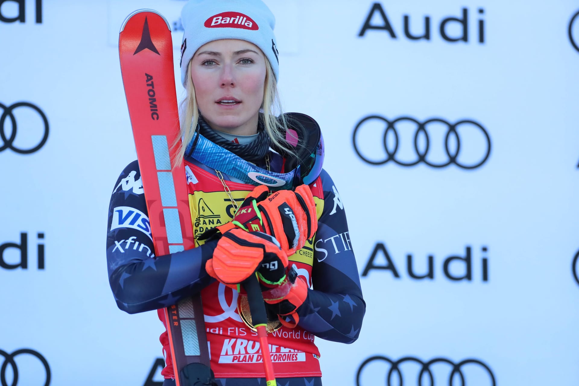 Mikaela Shiffrin: Sie holte auch in Kronplatz den Sieg.