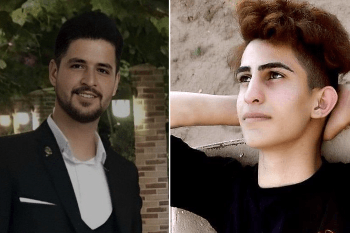 Mohammed Ghobadlou (l) und Mohammed Broghani (r): Diese beiden Iraner könnte das Regime schon bald töten lassen.