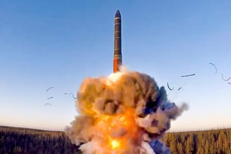 Ein Interkontinental-Raketentest in Russland: Der "New Start"-Vertrag verpflichtet die USA und Russland dazu, ihre atomaren Sprengköpfe jeweils auf maximal 1.550 zu reduzieren.