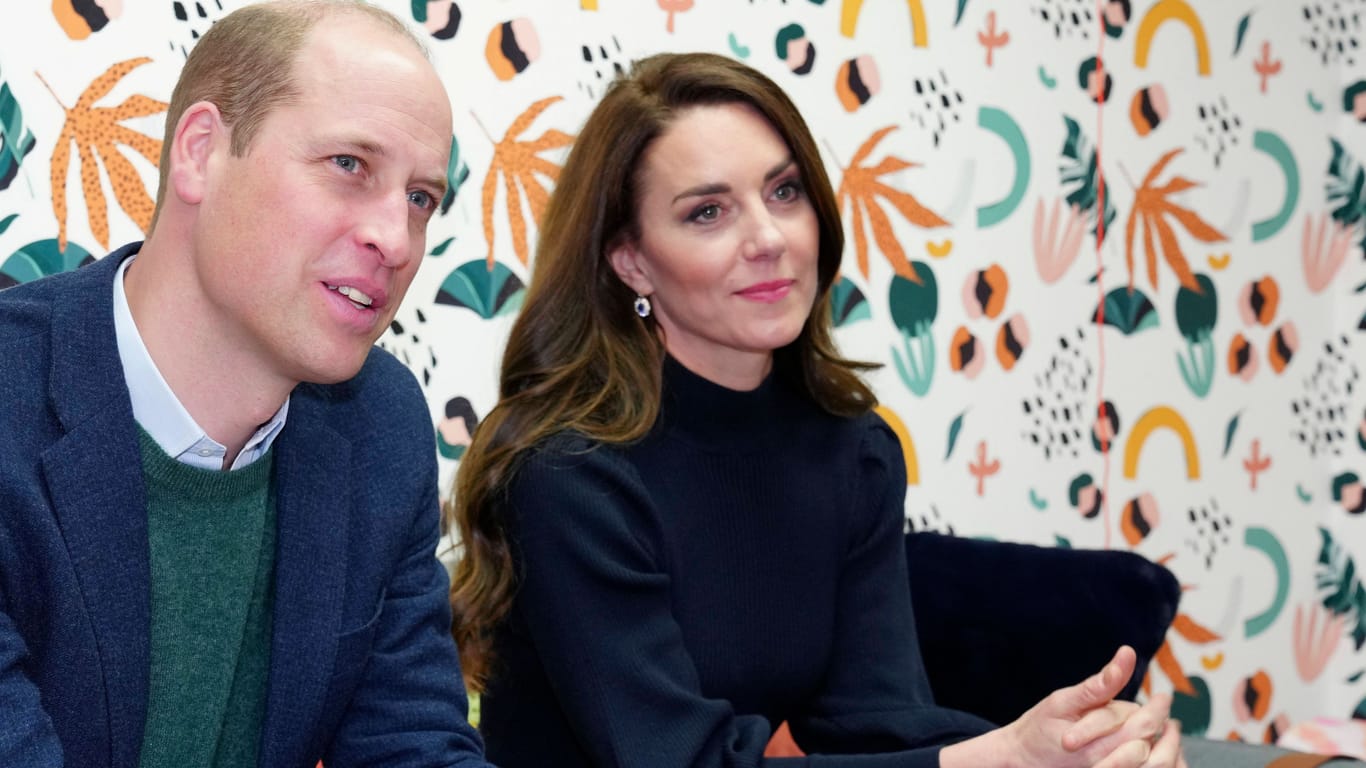 Prinz William und Prinzessin Kate: Er wird nach seinem Vater König Charles III. auf den britischen Thron steigen.