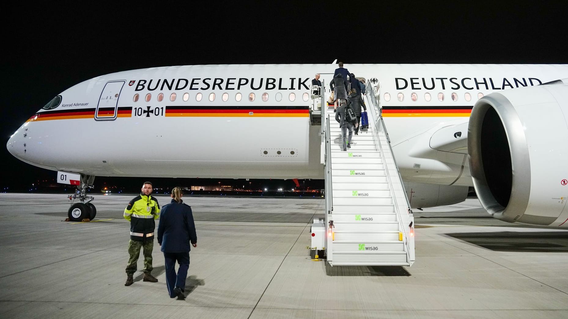 Die "Konrad Adenauer": Der neue Regierungsflieger kann jedes Ziel auf der Welt ohne Zwischenlandung erreichen.