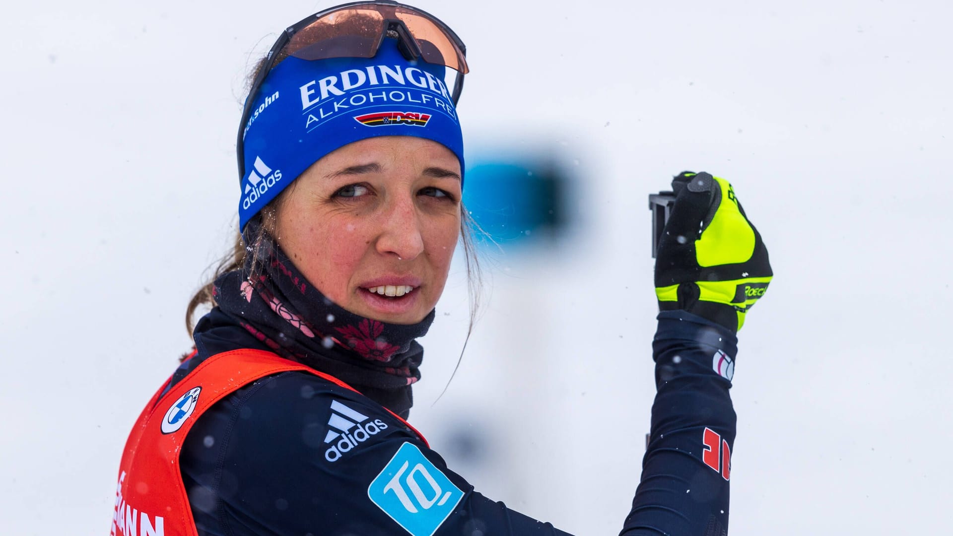 Franziska Preuß: Die deutsche Biathletin klagt über einen Infekt.