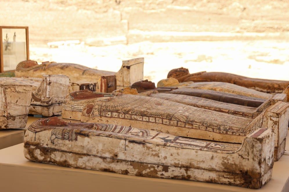 In Sakkara sind Mumien entdeckt worden, die bis zu 4.300 Jahre alt sein können.