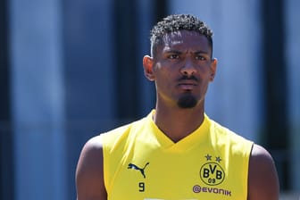 Sébastien Haller: Der BVB-Stürmer kurz vor seiner Krebs-Diagnose im vergangenen Jahr.