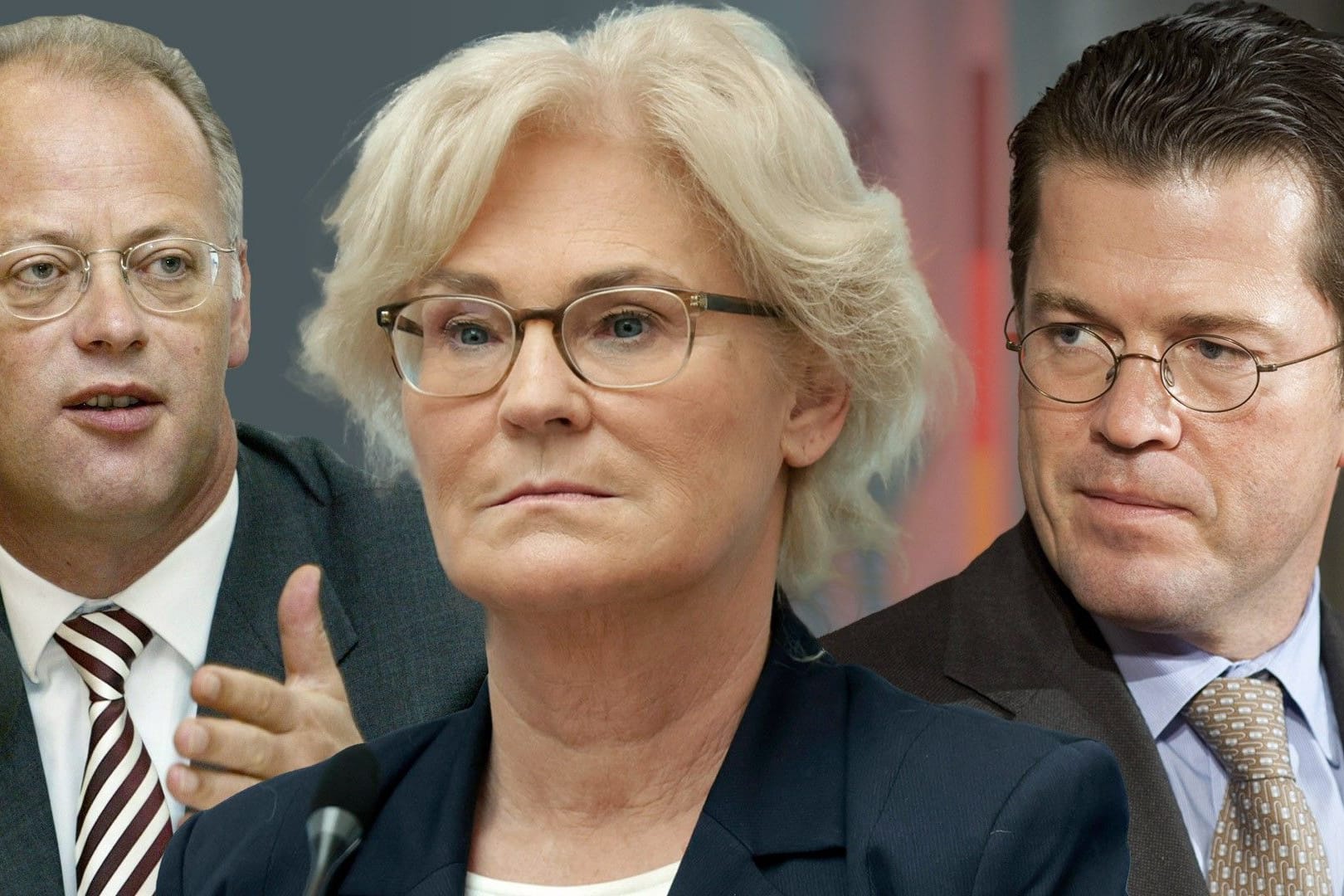 Scharping, Lambrecht, zu Guttenberg: Das Verteidigungsministerium zählt zu den heikelsten Posten in der Bundesregierung. Seit Gründung des Ministeriums 1955 gab es 19 Ressortchefinnen und -chefs, die durchschnittliche Amtszeit betrug nur rund dreieinhalb Jahre. Ein Sprungbrett für die weitere Karriere war das Ministerium in vielen Fällen nicht, eher ein Schleudersitz. Mehrere Minister mussten zurücktreten oder wurden vorzeitig entlassen. Christine Lambrecht (SPD), die diese Serie am Montag mit ihrem Rücktritt fortsetzte, brachte es lediglich auf 13 Monate im Amt. Scharping, Lambrecht, zu Guttenberg: Das Verteidigungsministerium zählt zu den heikelsten Posten in der Bundesregierung. Seit Gründung des Ministeriums 1955 gab es 19 Ressortchefinnen und -chefs, die durchschnittliche Amtszeit betrug nur rund dreieinhalb Jahre. Ein Sprungbrett für die weitere Karriere war das Ministerium in vielen Fällen nicht, eher ein Schleudersitz. Mehrere Minister mussten zurücktreten oder wurden vorzeitig entlassen. Christine Lambrecht (SPD), die diese Serie am Montag mit ihrem Rücktritt fortsetzte, brachte es lediglich auf 13 Monate im Amt.