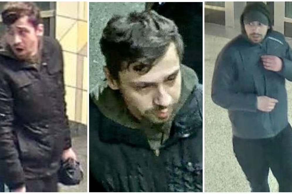 Überfall in Essen-Rüttenscheid: Der Verdächtige trug eine schwarze Jacke über einem Kapuzenpullover.