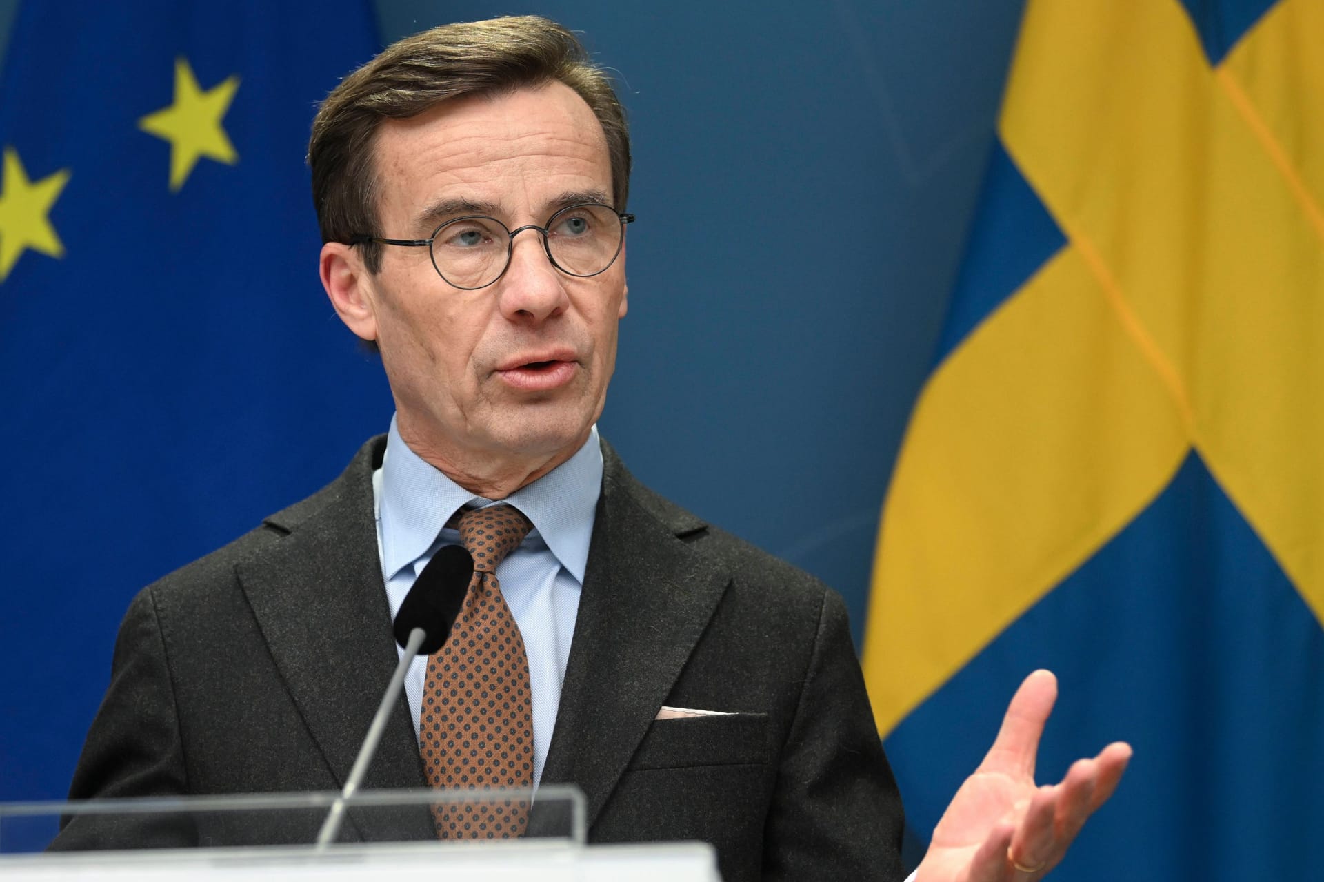 Staatsminister Ulf Kristersson: Schwedens Prioritäten sollen «ein grüneres, sichereres und freieres Europa» sein.