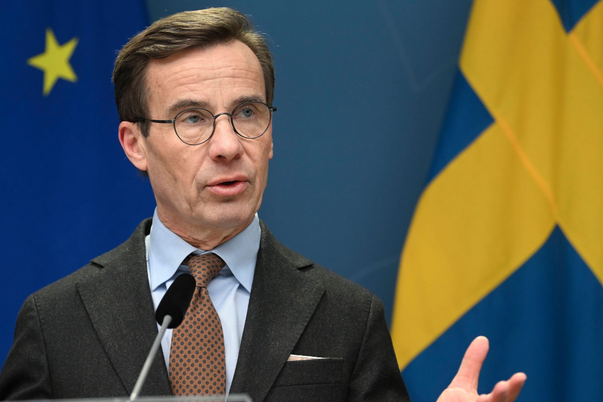 Staatsminister Ulf Kristersson: Schwedens Prioritäten sollen «ein grüneres, sichereres und freieres Europa» sein.