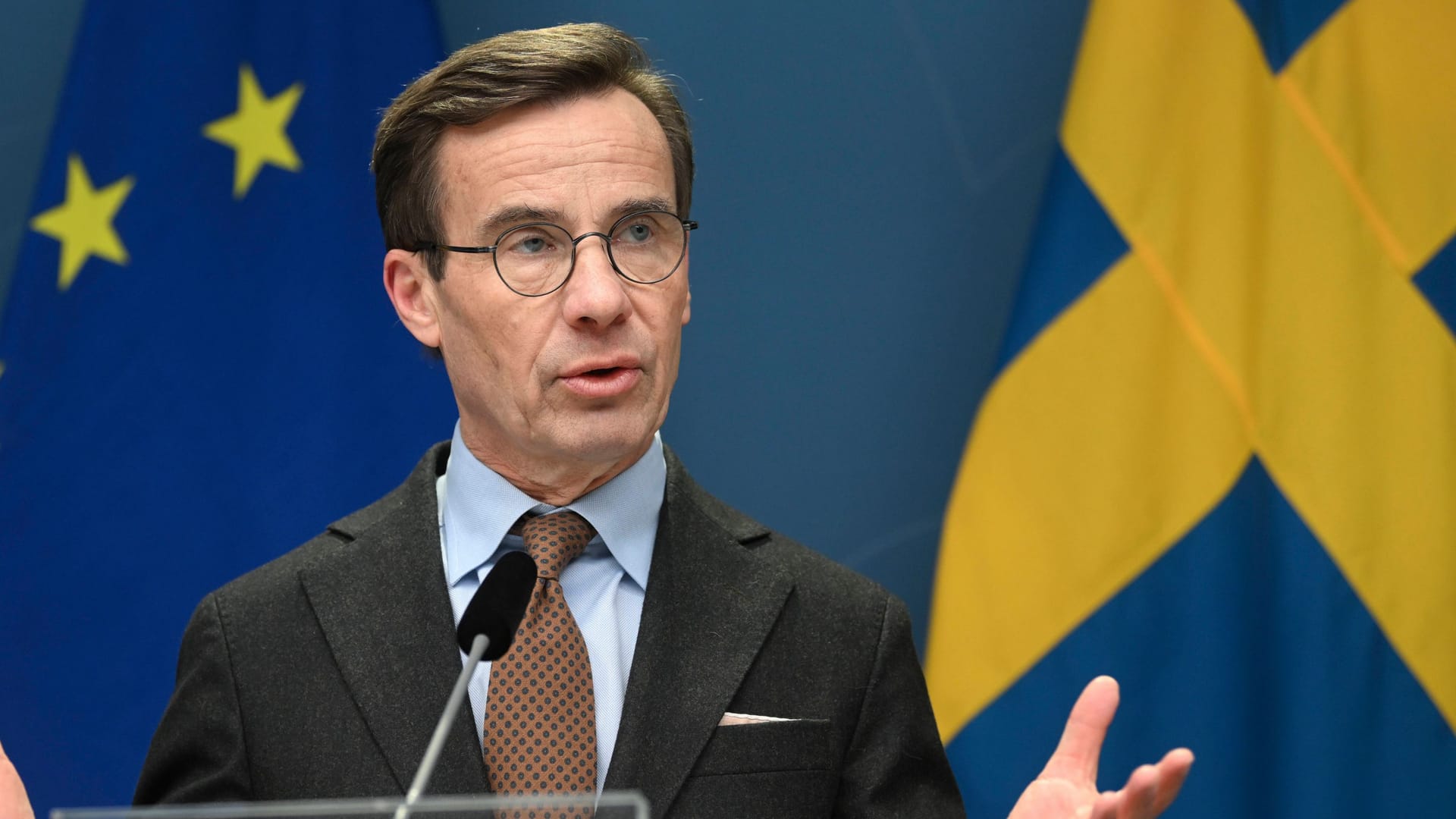 Staatsminister Ulf Kristersson: Schwedens Prioritäten sollen «ein grüneres, sichereres und freieres Europa» sein.